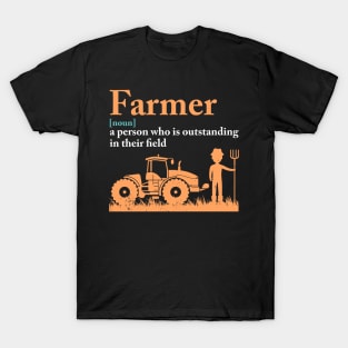 FARMER Fashion Stylish Tees Reflecting the Agriculture Lifestyle Trend T-Shirt
